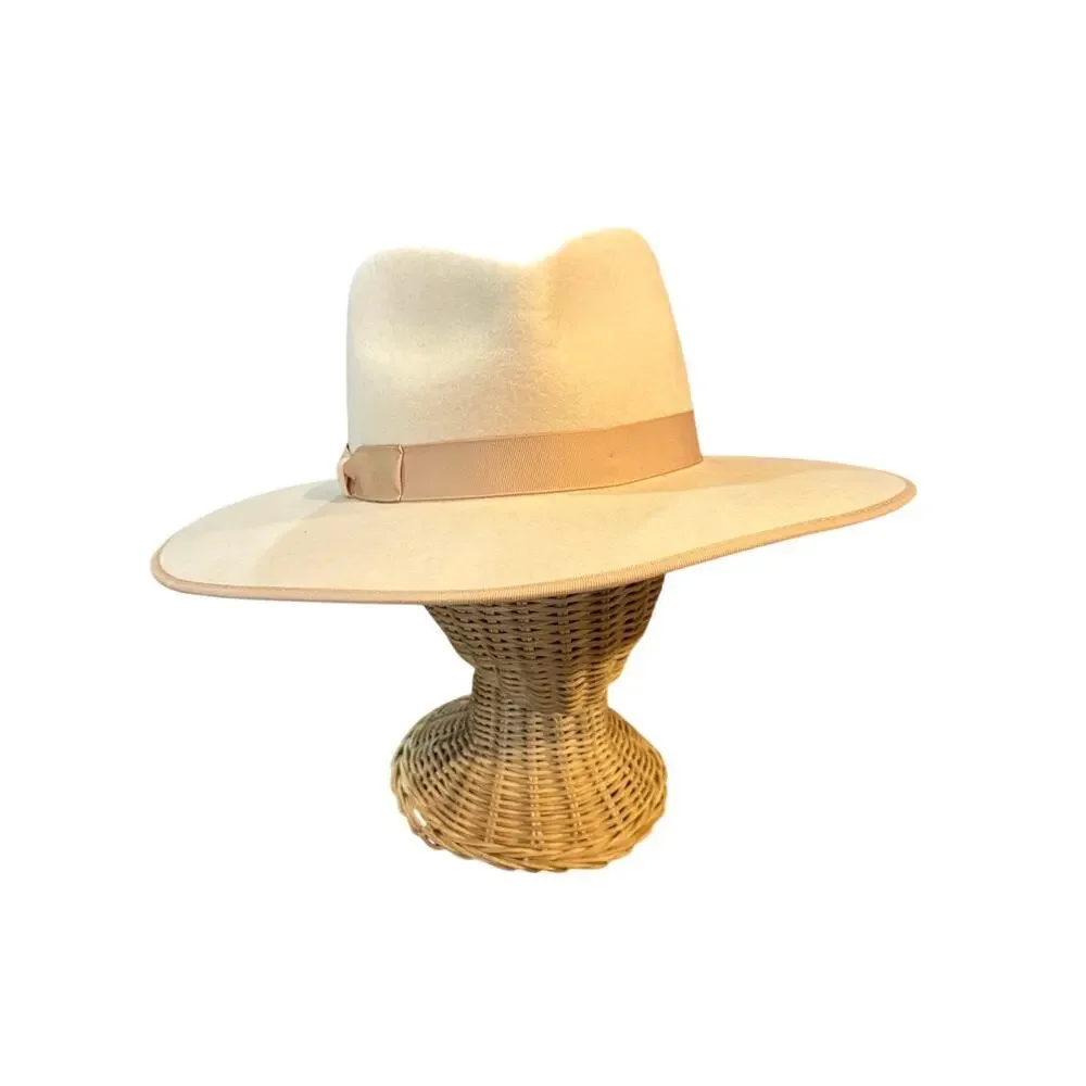 Lack of Color Cream Hat Medium Australian Wool  Western Boho Coastal Cowgirl